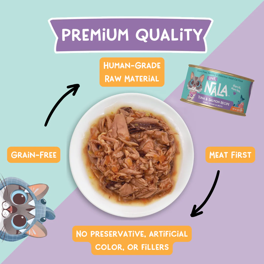 Tuna & Salmon Recipe Flaked Dinner In Broth Adult Cat Food, 2.8-oz - Image 5